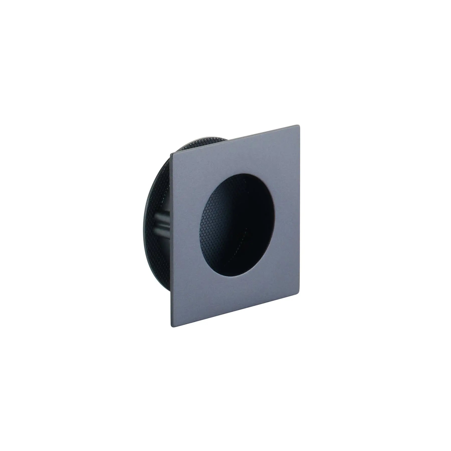 Schaub Urbano, Square Recessed Pull, Gun Metal, 3" Overall - Hentell