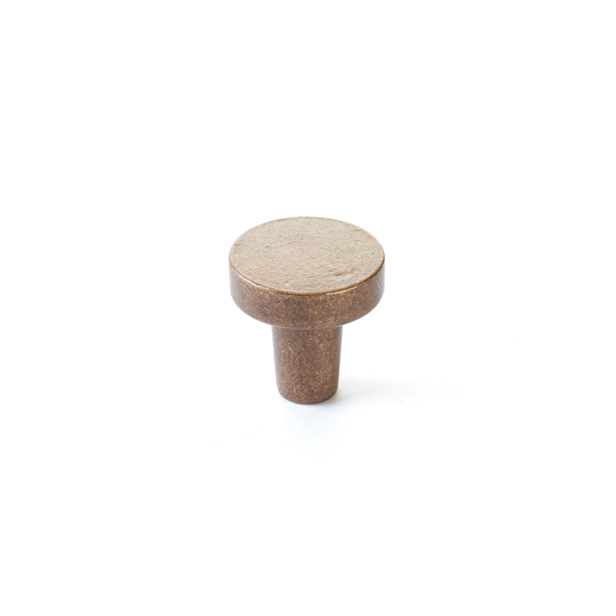Schaub Turno, Round Knob, Light Bronze, 1.25" dia