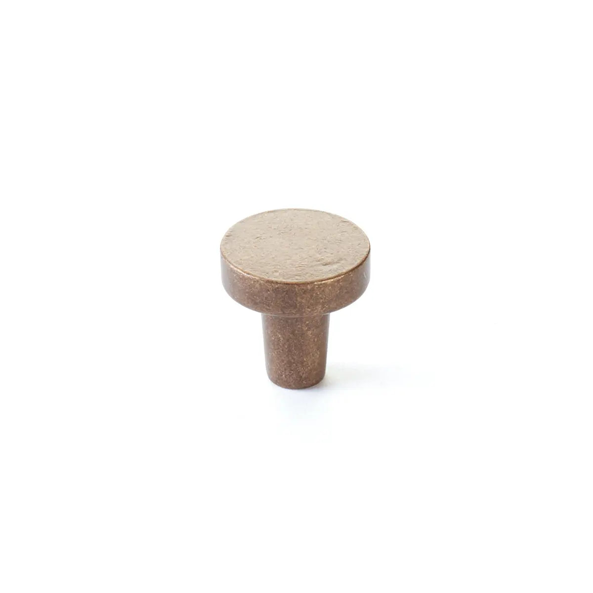 Schaub Turno, Round Knob, Light Bronze, 1.25" dia - Hentell