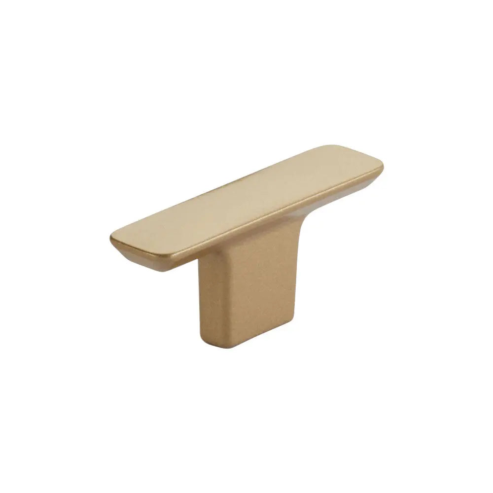 Schaub Suave, Knob, Gold Rande, 2-3/8" - Hentell