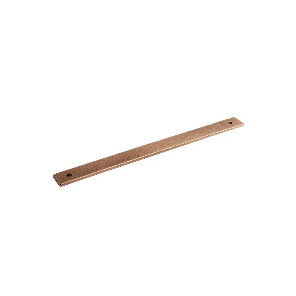 Schaub Vinci, Backplate for Pull, Natural Bronze, 8" cc Schaub Hentell Schaub