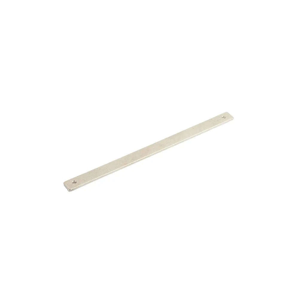Schaub Vinci, Backplate for Pull, Polished White Bronze, 10" cc Schaub Hentell Schaub