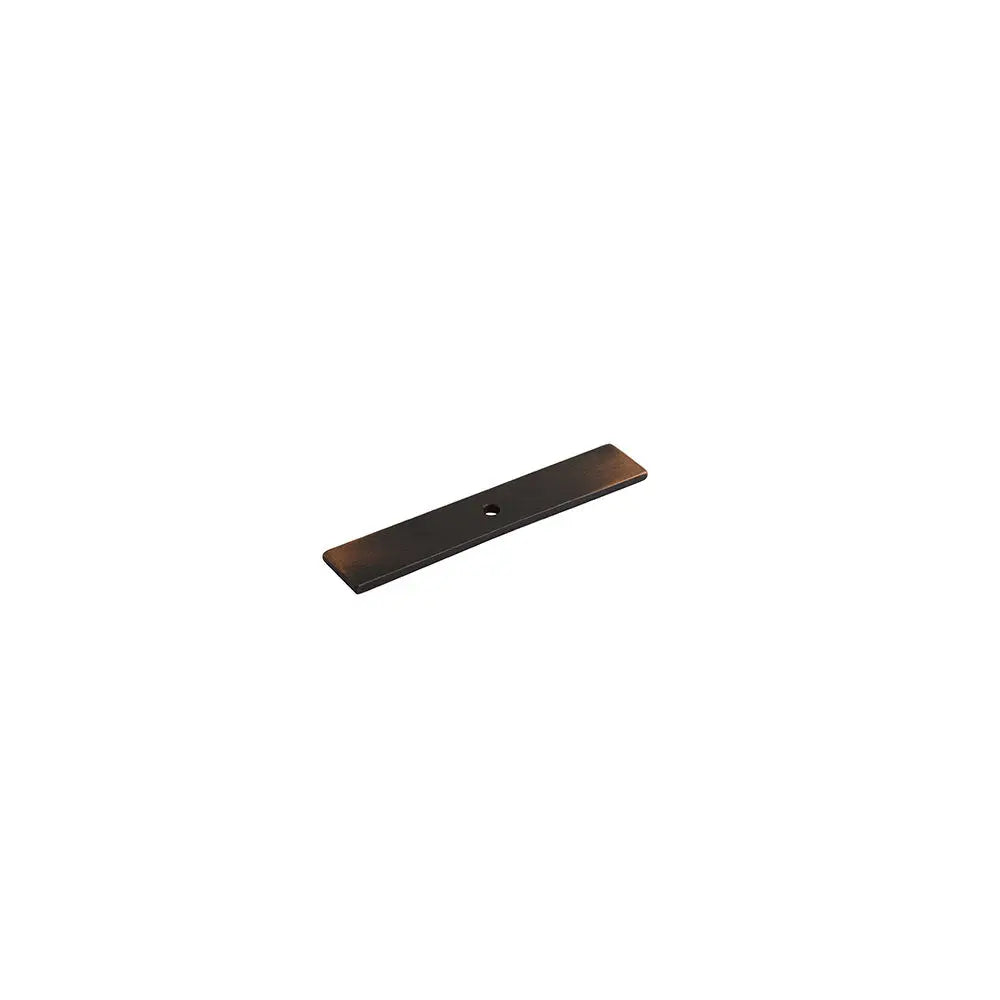 Schaub Vinci, Backplate for Knob, Antique Bronze, 4" x 3/4" Overall Schaub Hentell Schaub