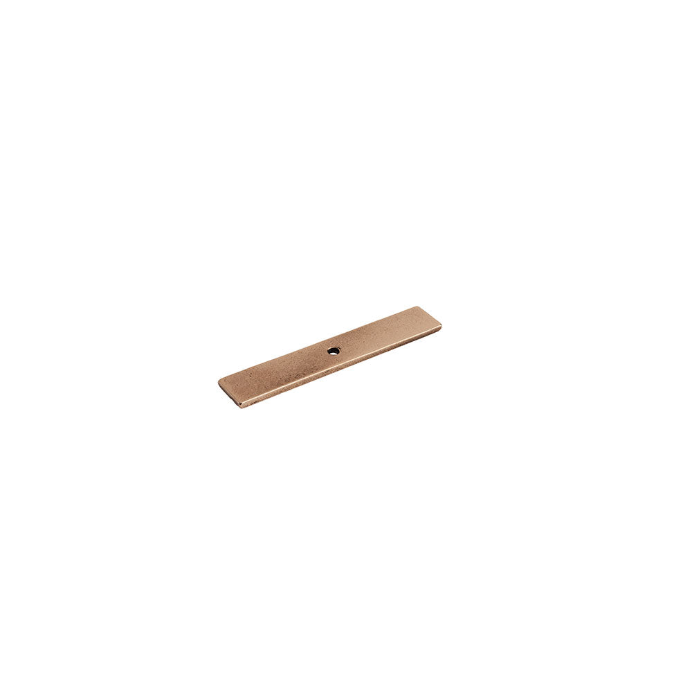 Schaub Vinci, Backplate for Knob, Natural Bronze, 4" x 3/4" Overall