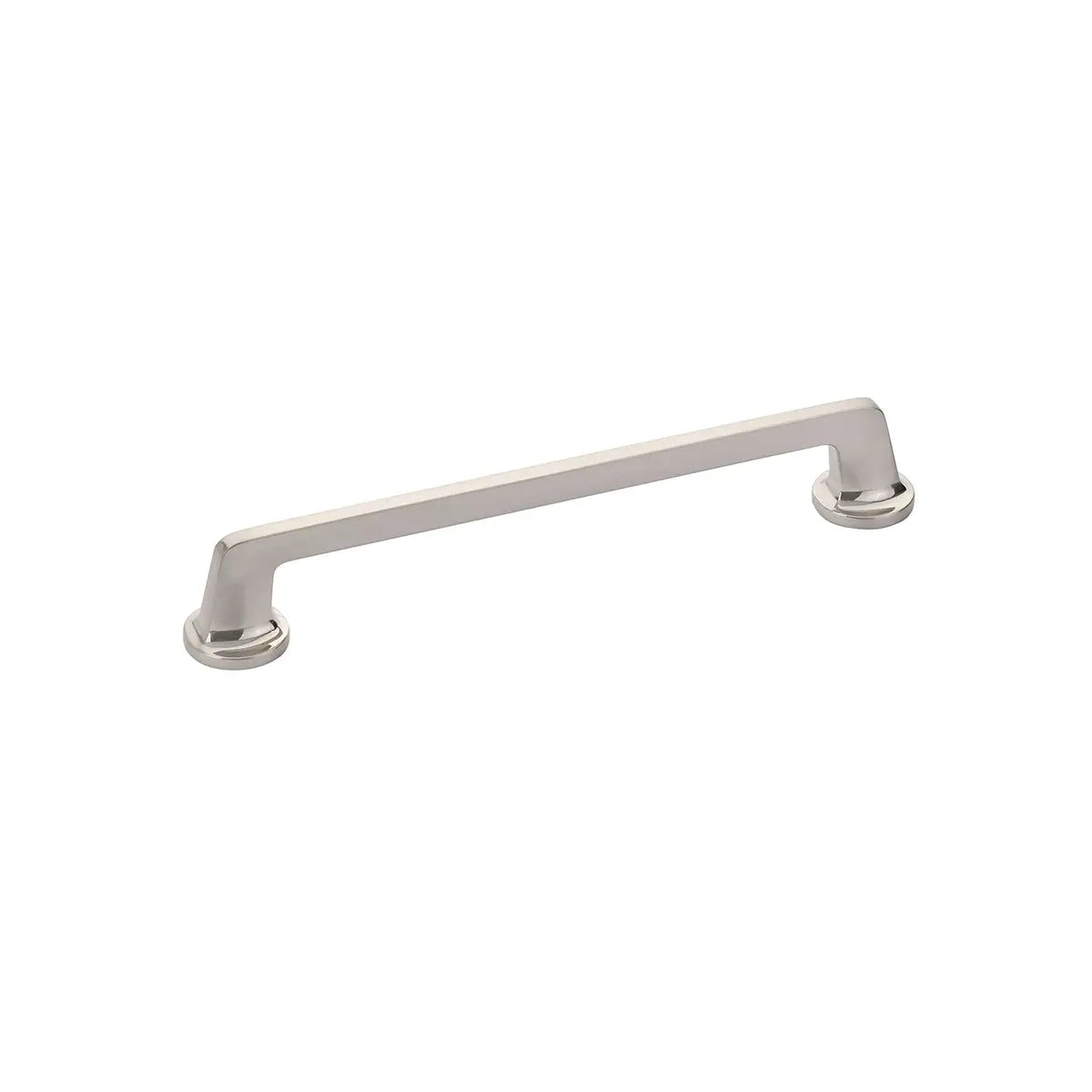 Schaub Northport, Pull with round bases, Brushed Nickel, 8" cc - Hentell