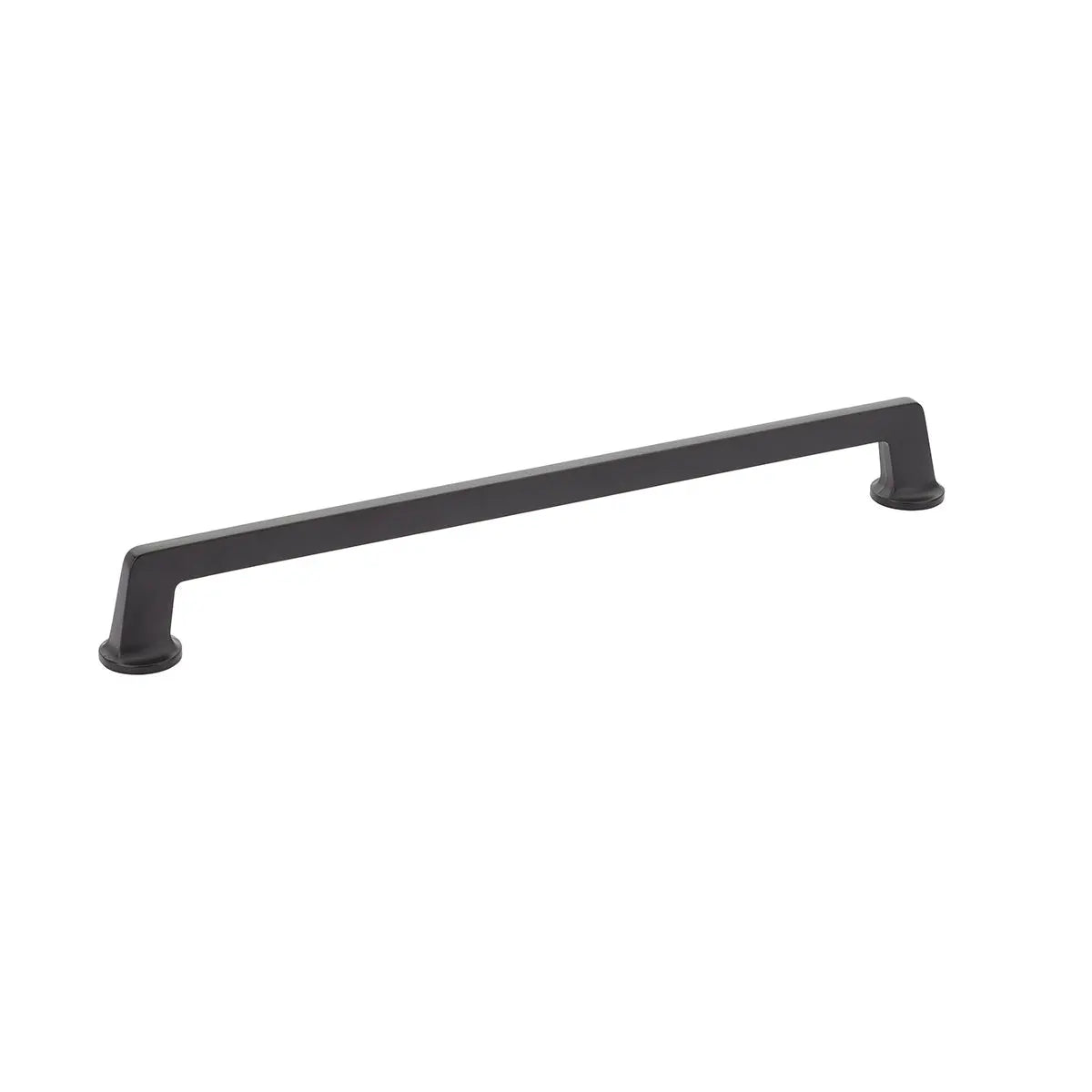 Schaub Northport, Appliance Pull with round bases, Matte Black, 15" cc - Hentell