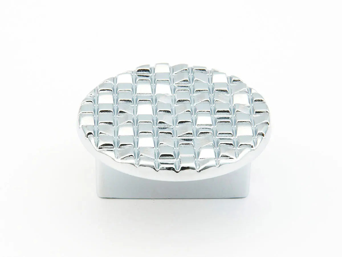 Schaub Mosaic, Knob, Polished Chrome, 2" dia - Hentell