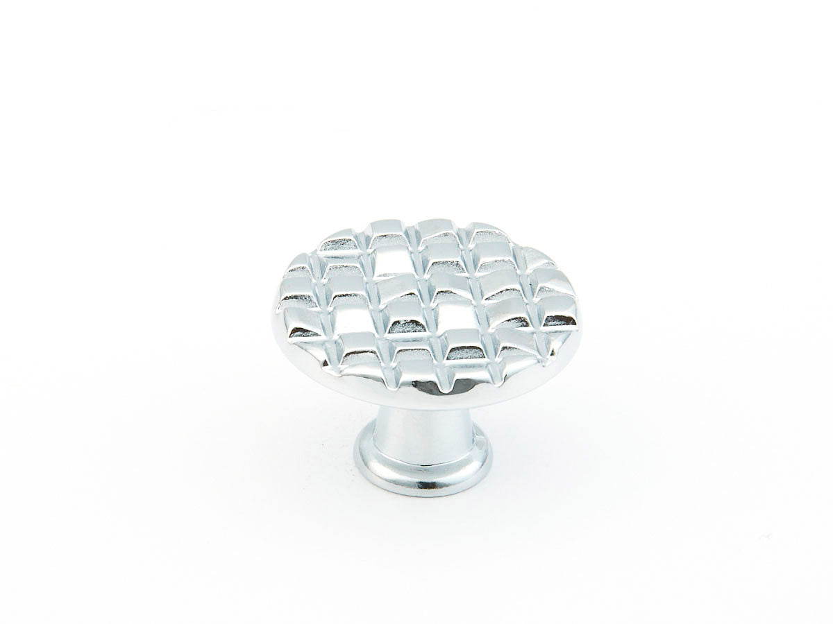 Schaub Mosaic, Knob, Polished Chrome, 1-1/8" dia