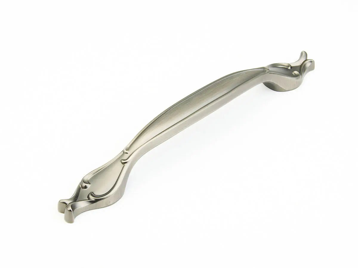 Schaub French Farm, Pull, Antique Nickel, 8" cc Schaub Hentell Schaub