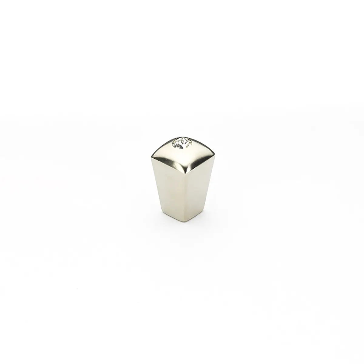 Schaub Skyevale, Knob, Satin Nickel with Crystal, 1/2" Schaub Hentell Schaub