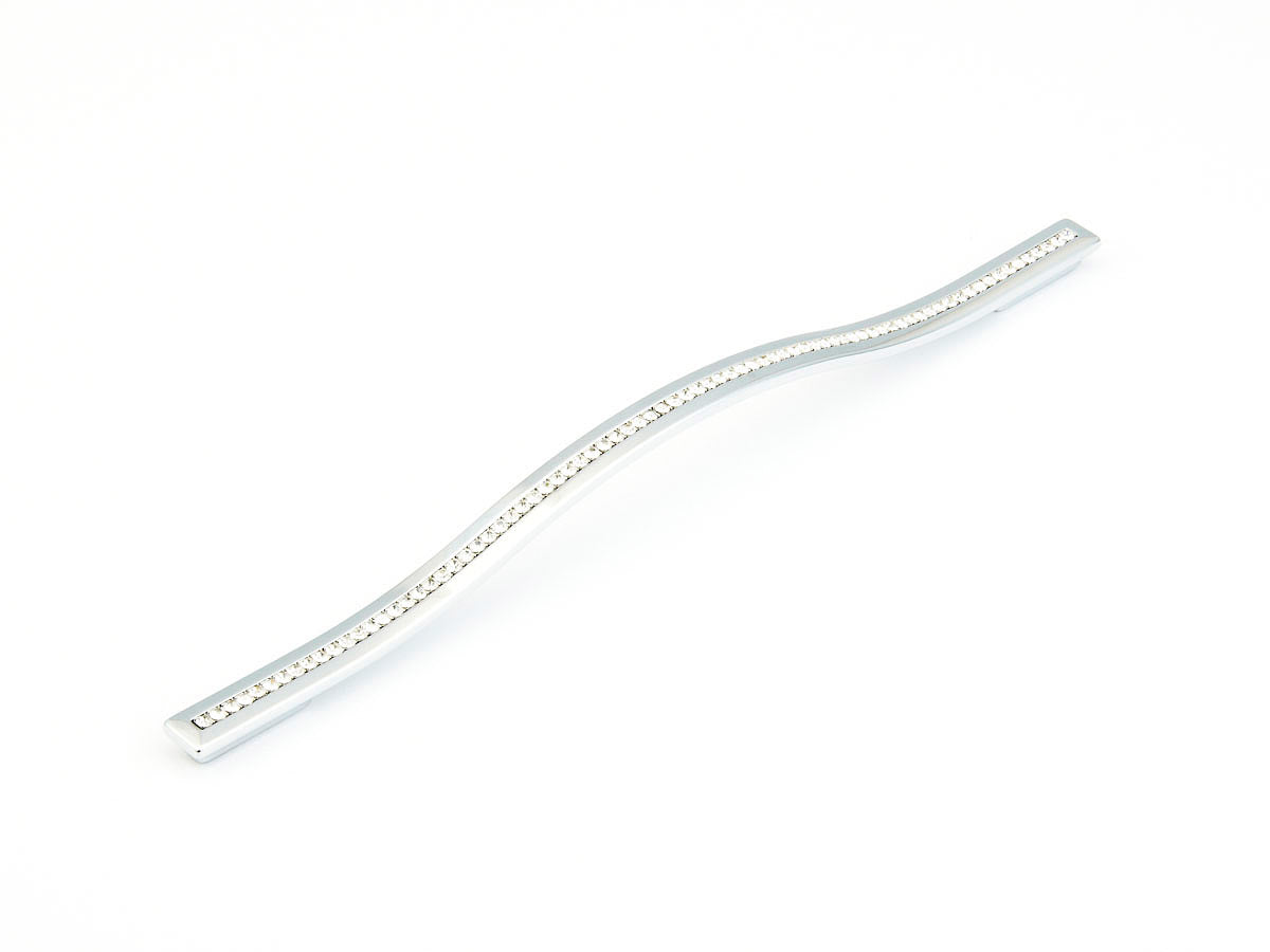 Schaub Skyevale, Pull, Polished Chrome with Crystals 288/320 mm cc