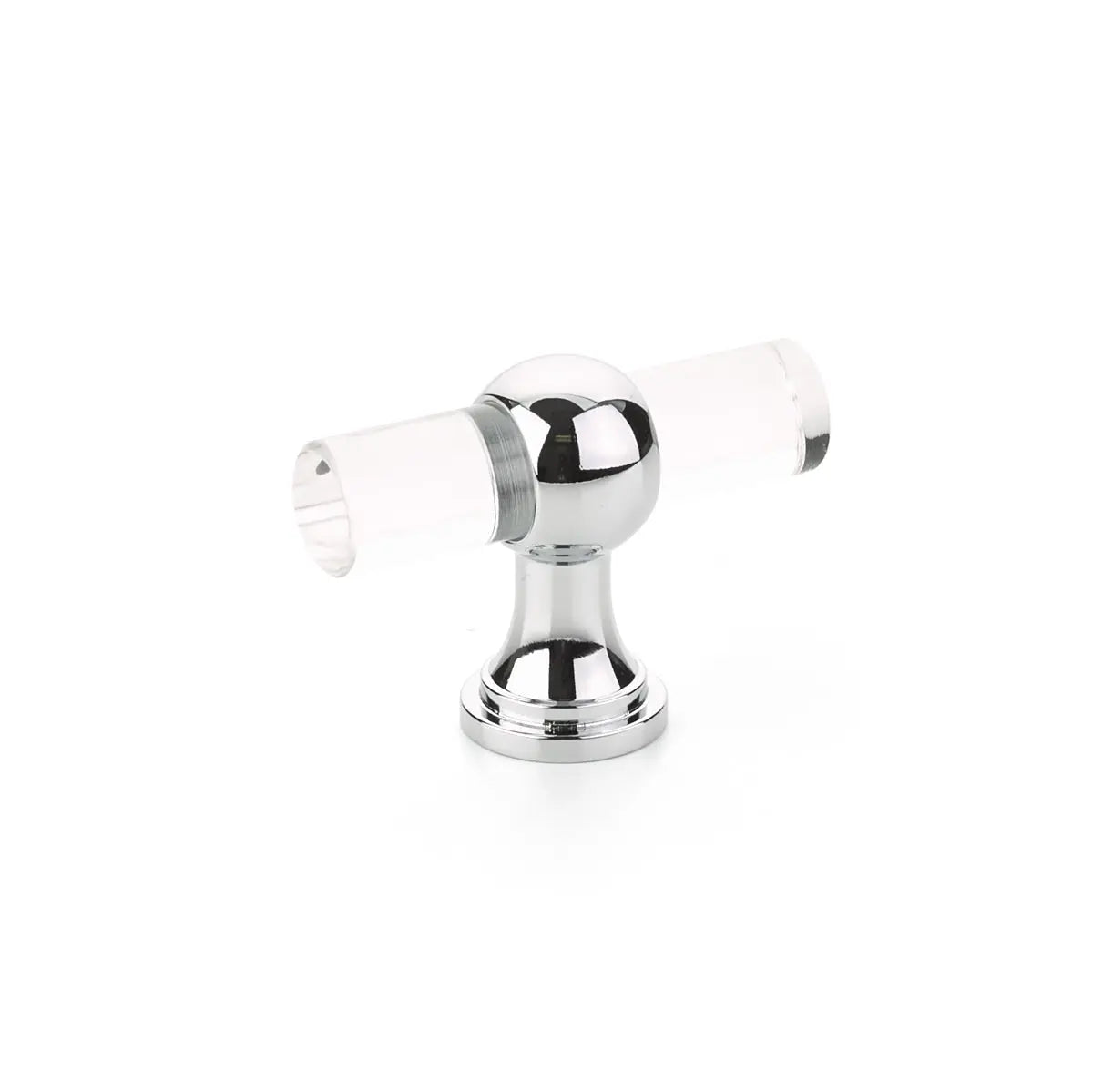 Schaub Lumiere Transitional, Acrylic T-knob with Polished Chrome stem Schaub Hentell Schaub