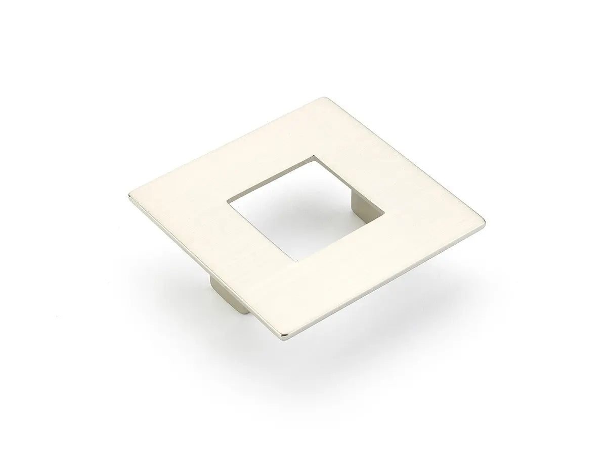 Schaub Finestrino, Flat Square Pull, Satin Nickel, 64 mm cc Schaub Hentell Schaub