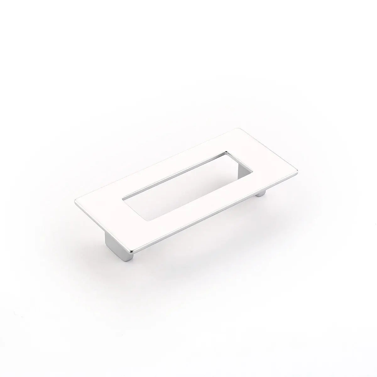 Schaub Finestrino, Flat Rectangle Pull, Matte Chrome, 96 mm cc Schaub Hentell Schaub
