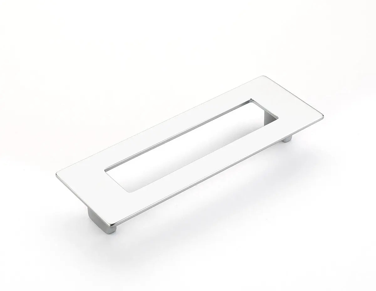 Schaub Finestrino, Flat Rectangle Pull, Matte Chrome, 128 mm cc Schaub Hentell Schaub