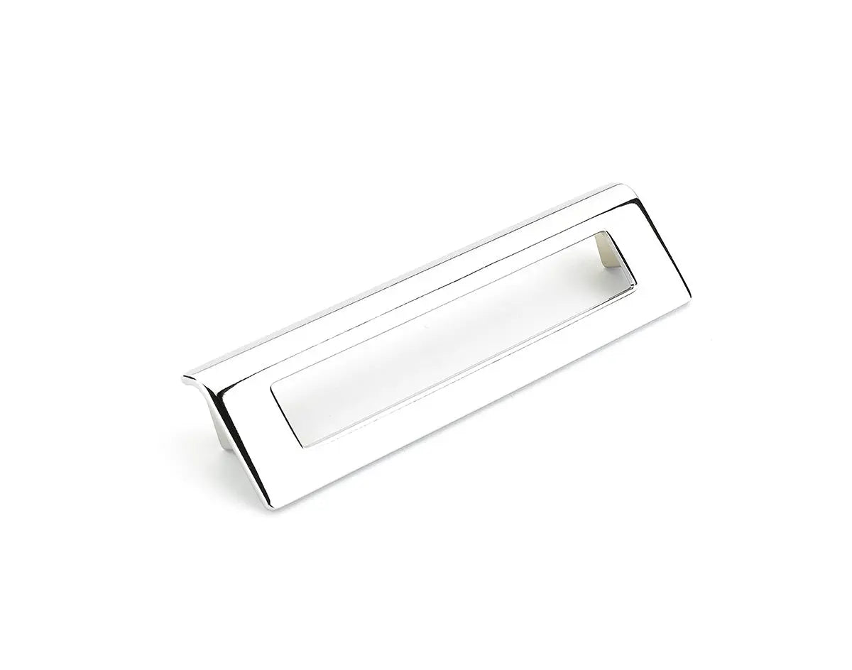 Schaub Finestrino, Angled Rectangle Pull, Polished Chrome, 160 mm cc Schaub Hentell Schaub