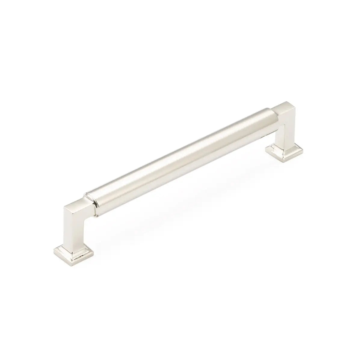 Schaub Haniburton, Pull, 6" cc, Polished Nickel Schaub Hentell Schaub