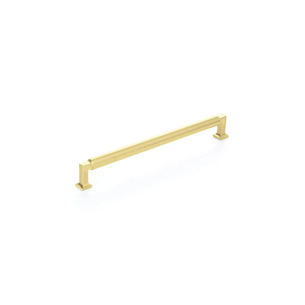 Schaub Haniburton, Pull, 10" cc, Satin Brass Schaub Hentell Schaub