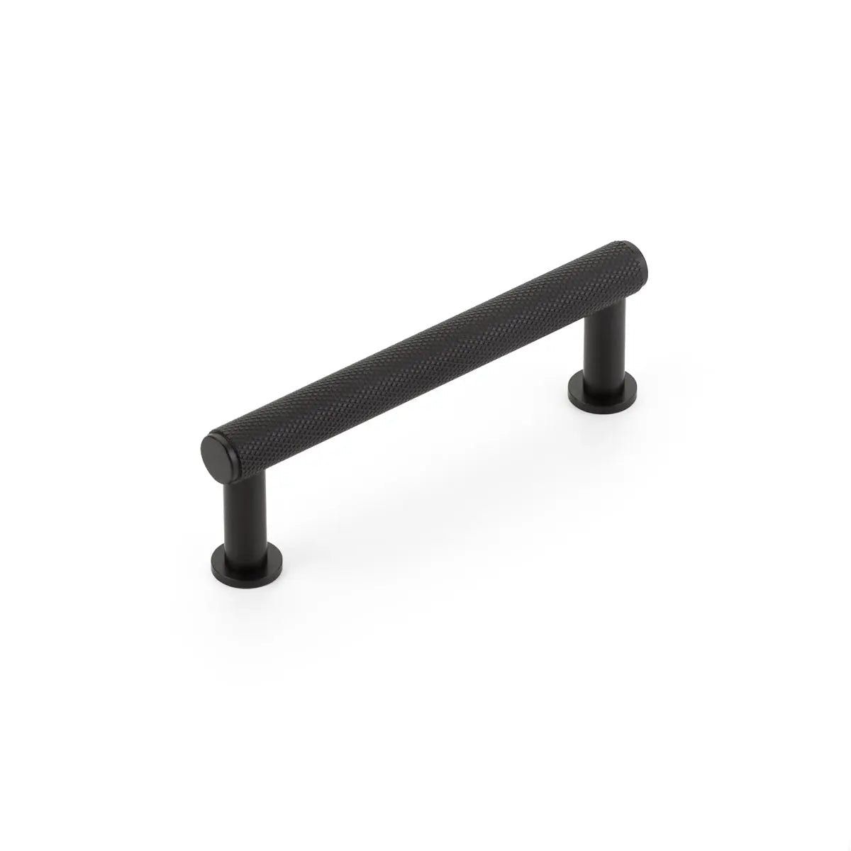 Schaub Pub House, Pull, Knurled, Matte Black, 3-1/2" cc Schaub Hentell Schaub