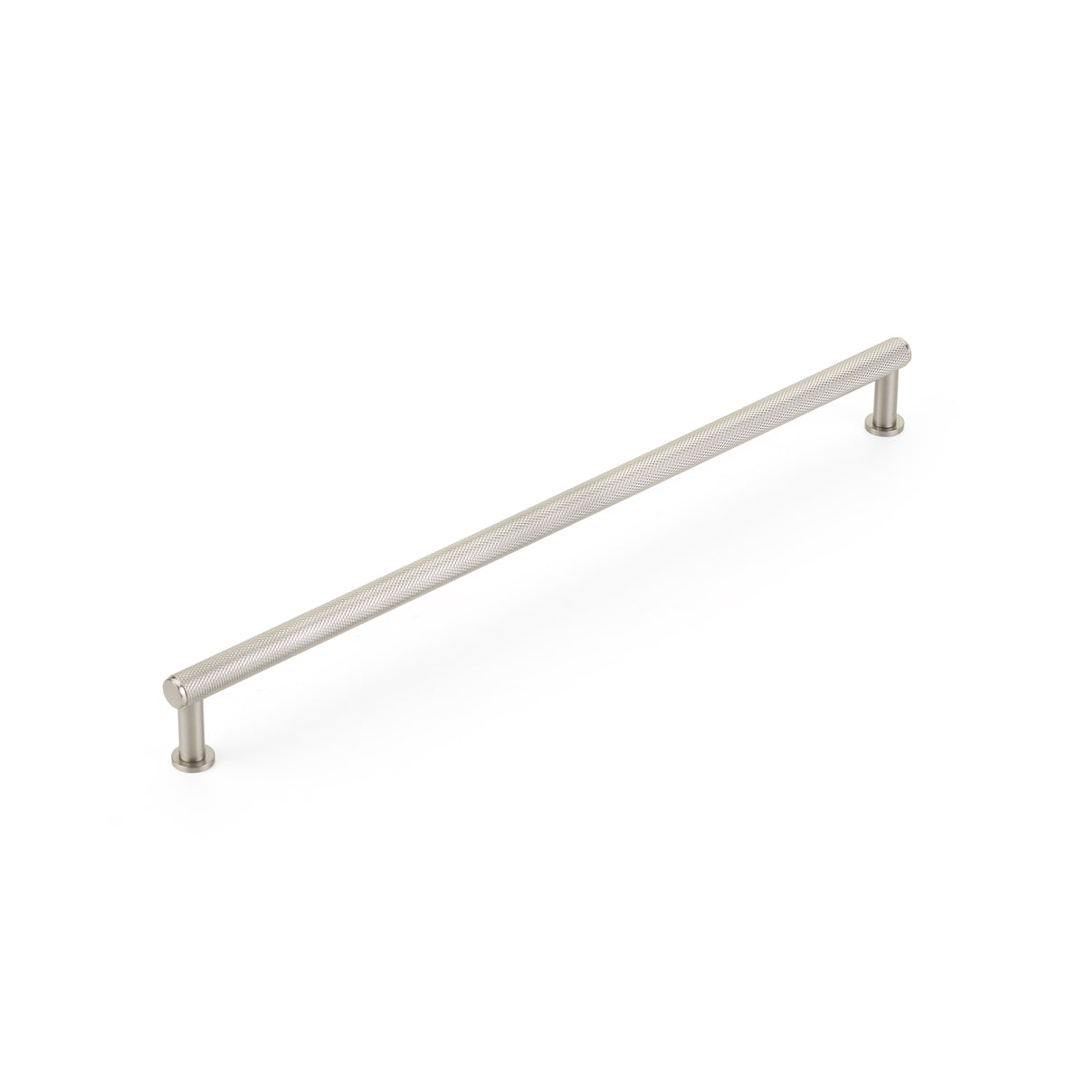 Schaub Pub House, Pull, Knurled, Brushed Nickel, 12" cc