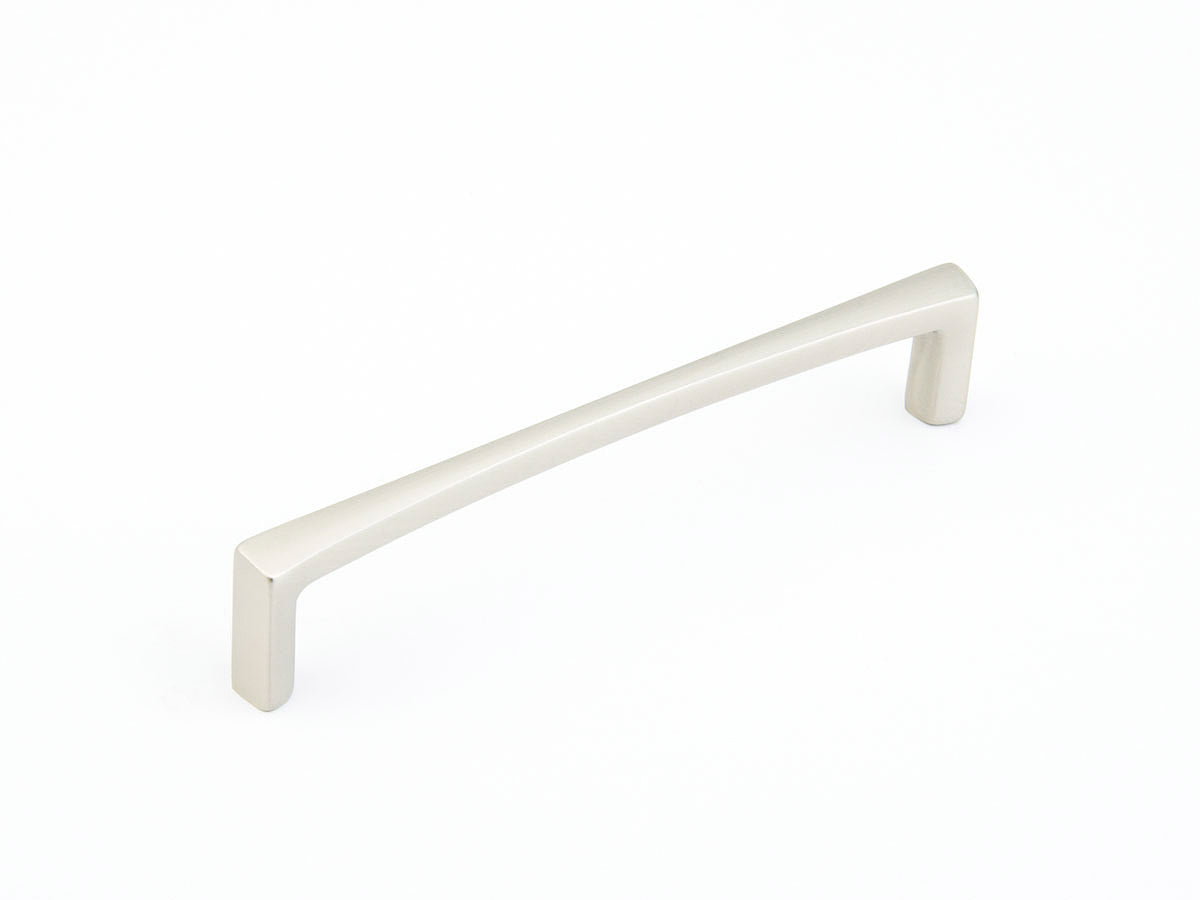 Schaub Italian Contemporary, Pull, Satin Nickel, 6" cc