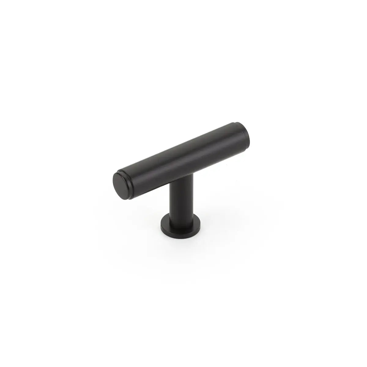 Schaub Pub House, T-Knob, Smooth, Matte Black, 2" Schaub Hentell Schaub