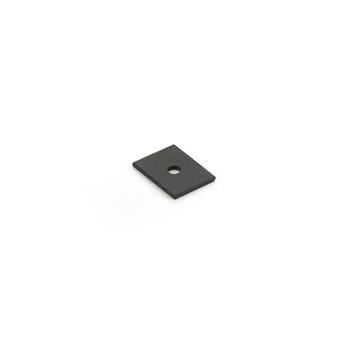Schaub Pub House, Backplate for Knob, Matte Black, 1" x 3/4" Schaub Hentell Schaub