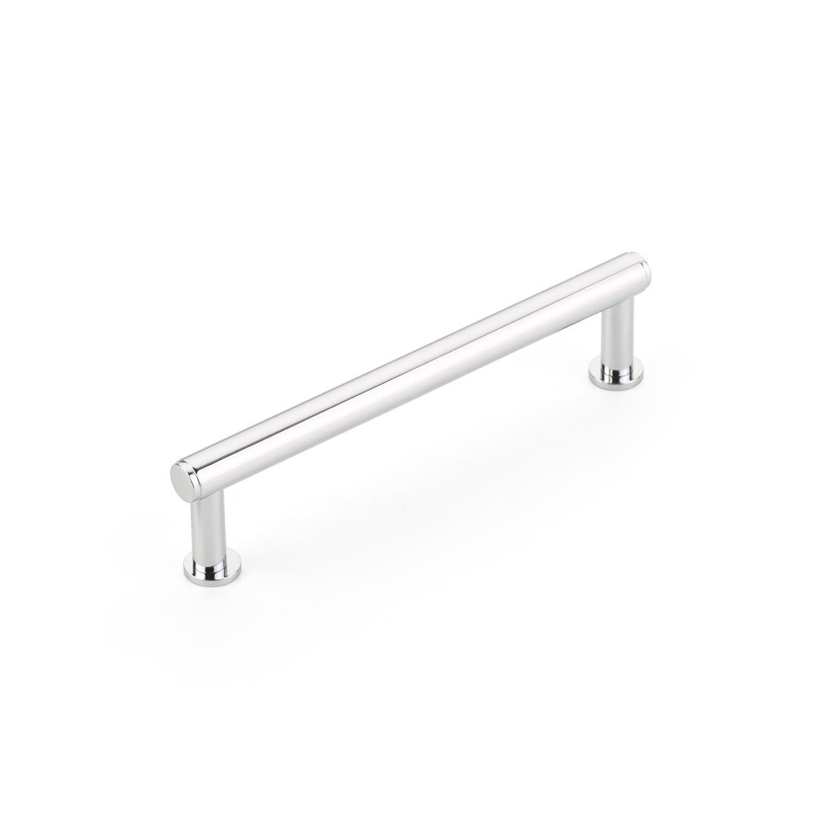 Schaub Pub House, Pull, Smooth, Polished Chrome, 5" cc