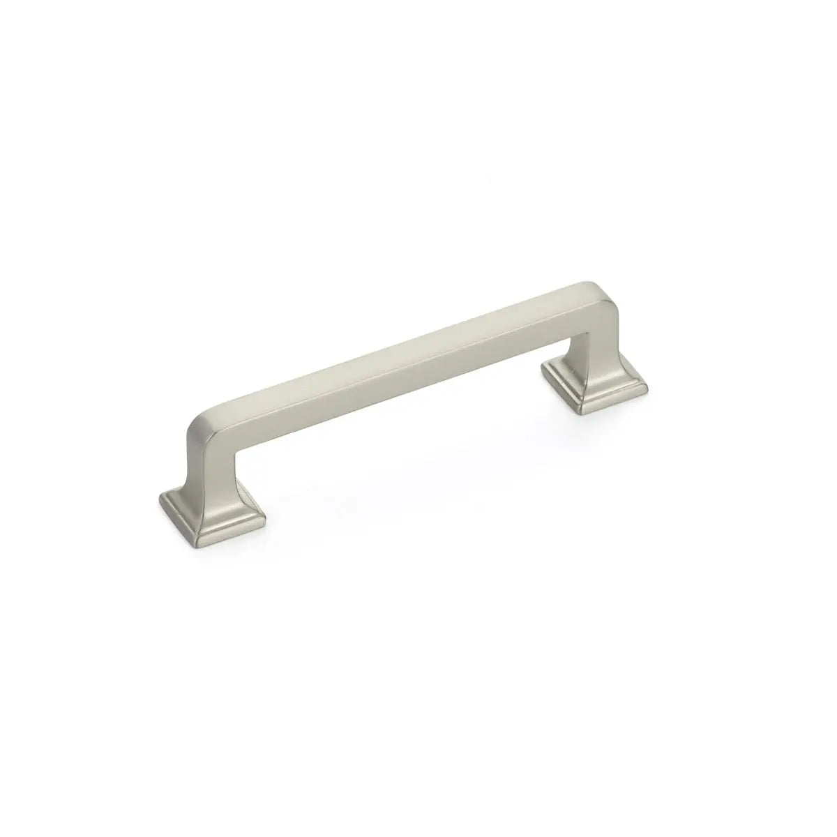 Schaub Menlo Park, Pull, Satin Nickel, 3-1/2" cc Schaub Hentell Schaub