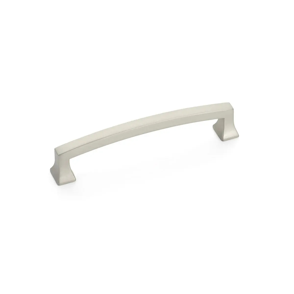 Schaub Menlo Park, Arched Pull, Satin Nickel, 5" cc Schaub Hentell Schaub
