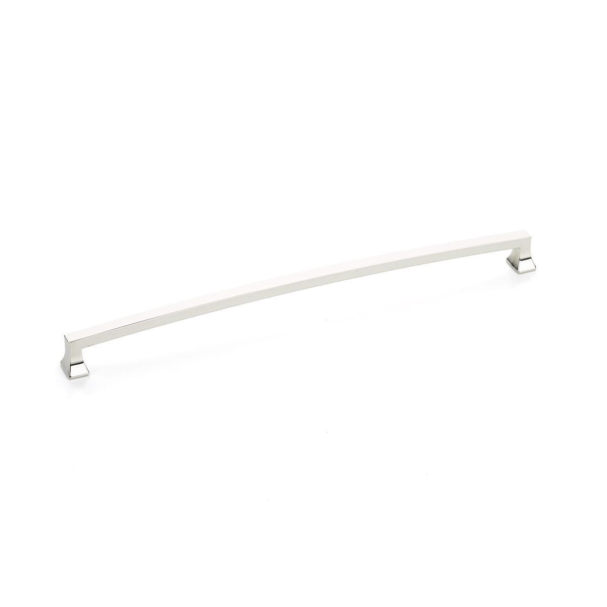 Schaub Menlo Park, Arched Pull, Polished Nickel, 12" cc