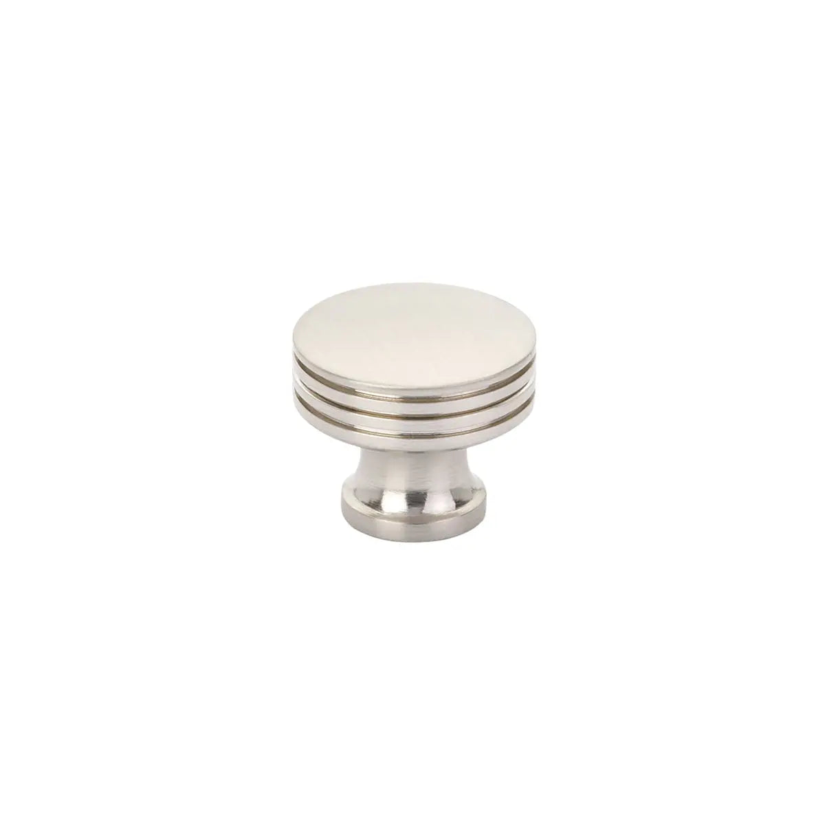 Schaub Menlo Park, Round Knob, Brushed Nickel, 1-1/4" Schaub Hentell Schaub