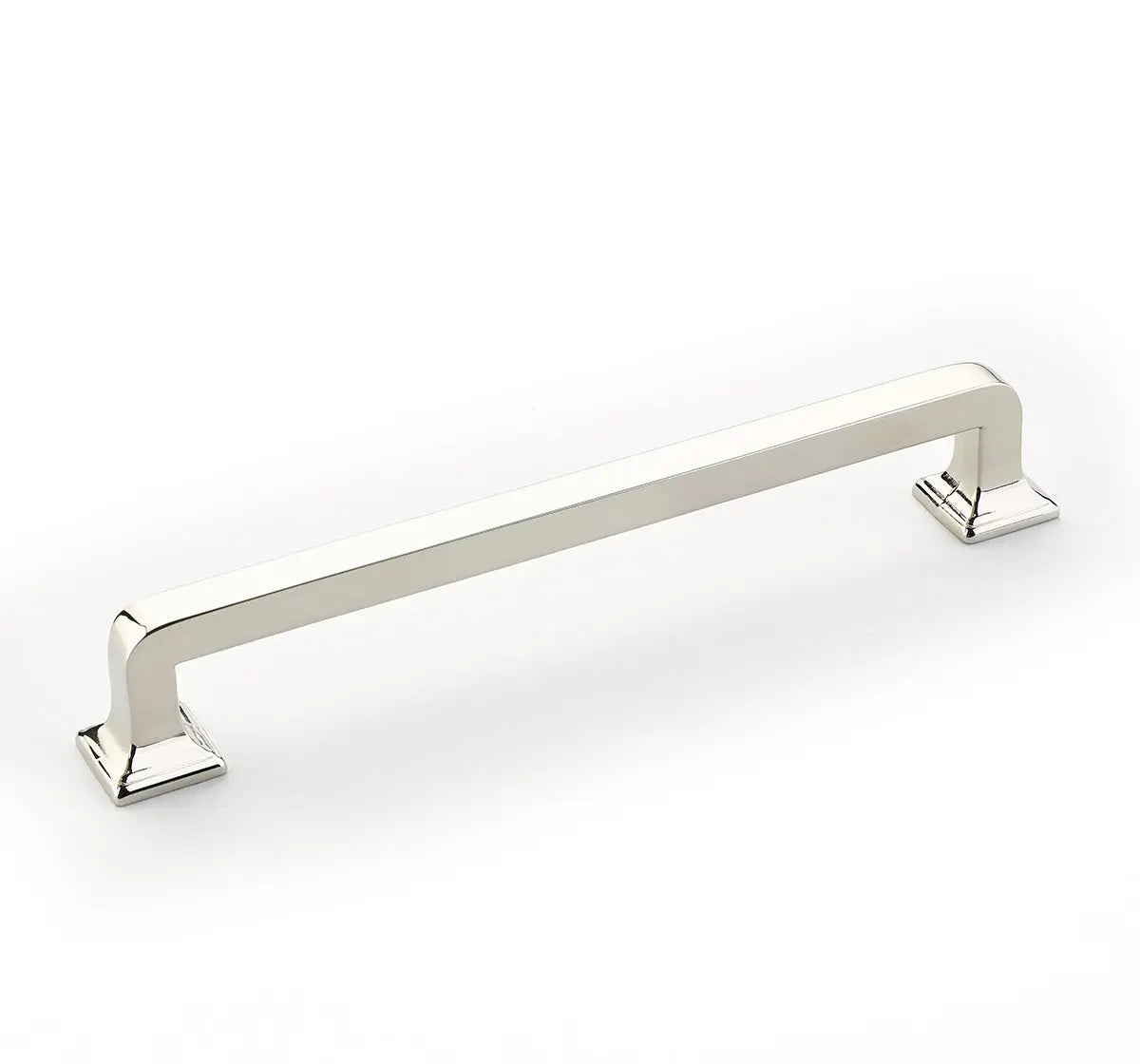 Schaub Menlo Park, Pull, Polished Nickel, 6" cc Schaub Hentell Schaub