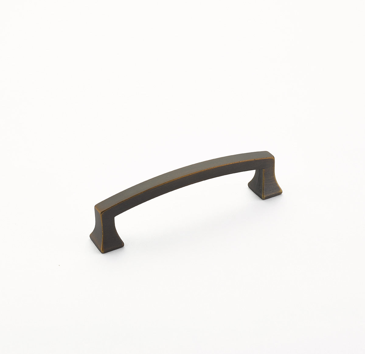 Schaub Menlo Park, Arched Pull, Ancient Bronze, 4" cc Schaub Hentell Schaub