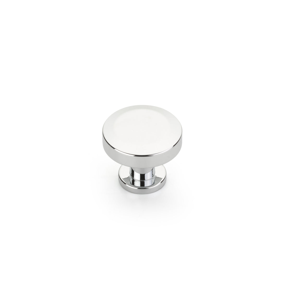 Schaub Heathrow Round Knob, Polished Chrome, 1-1/4" Schaub Hentell Schaub