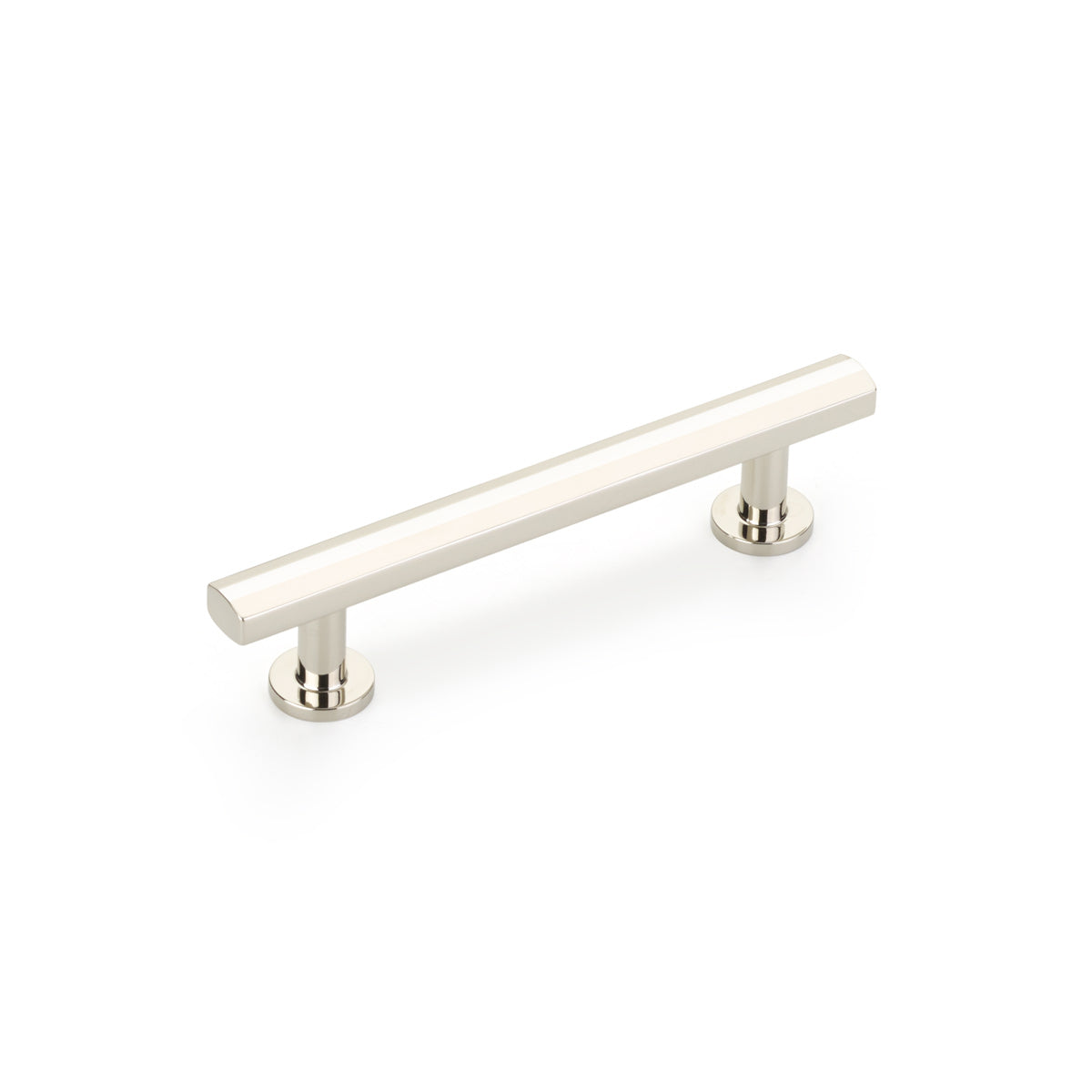 Schaub Heathrow Pull, 4" cc, Polished Nickel Schaub Hentell Schaub