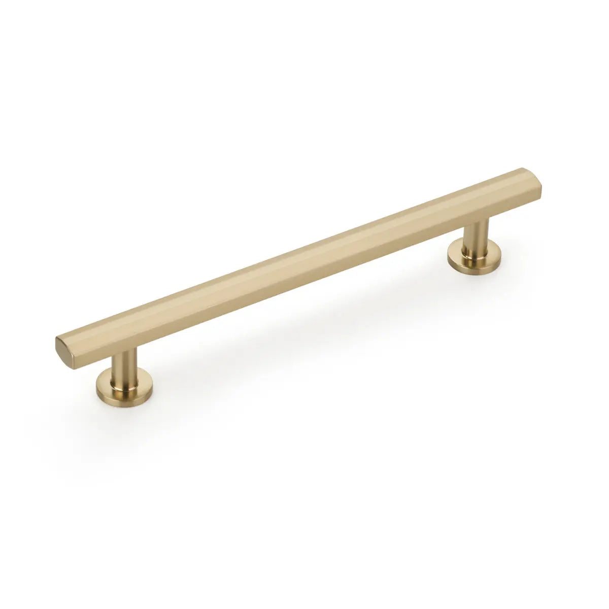 Schaub Heathrow Pull, 6" cc, Signature Satin Brass Schaub Hentell Schaub
