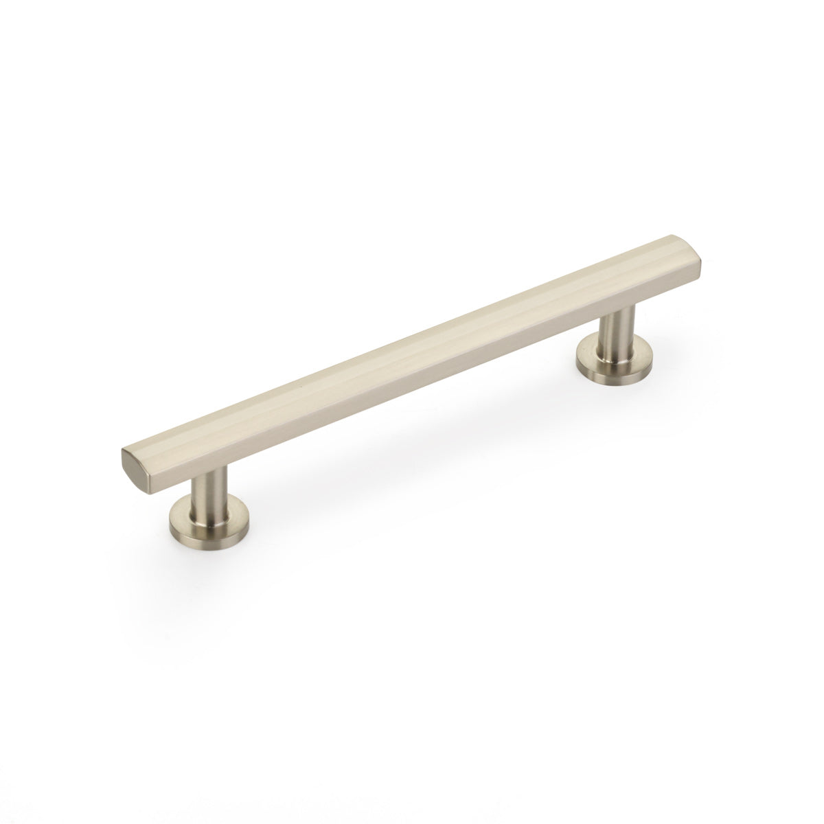 Schaub Heathrow Cabinet Pull, 5" cc, Brushed Nickel Schaub Hentell Schaub