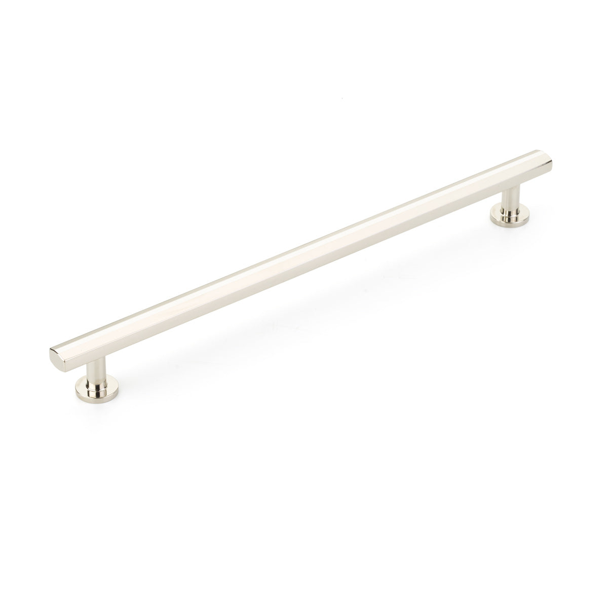 Schaub Heathrow Cabinet Pull, 10" cc, Polished Nickel Schaub Hentell Schaub