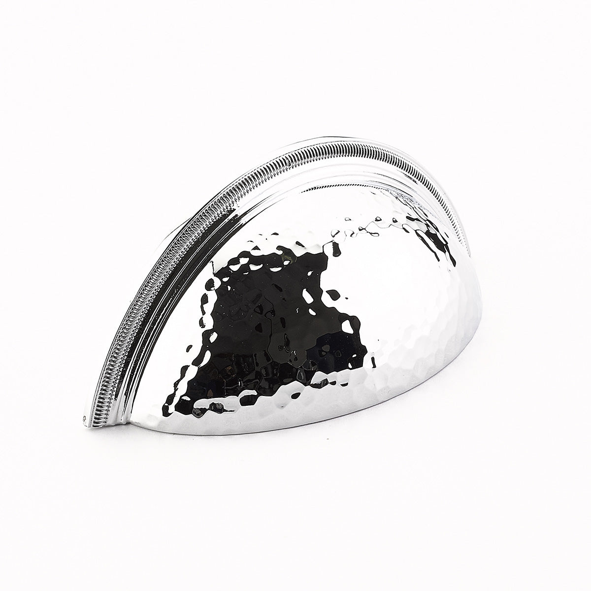 Schaub Atherton, Cup Pull, Hammered, Knurled Edges, Polished Chrome Schaub Hentell Schaub