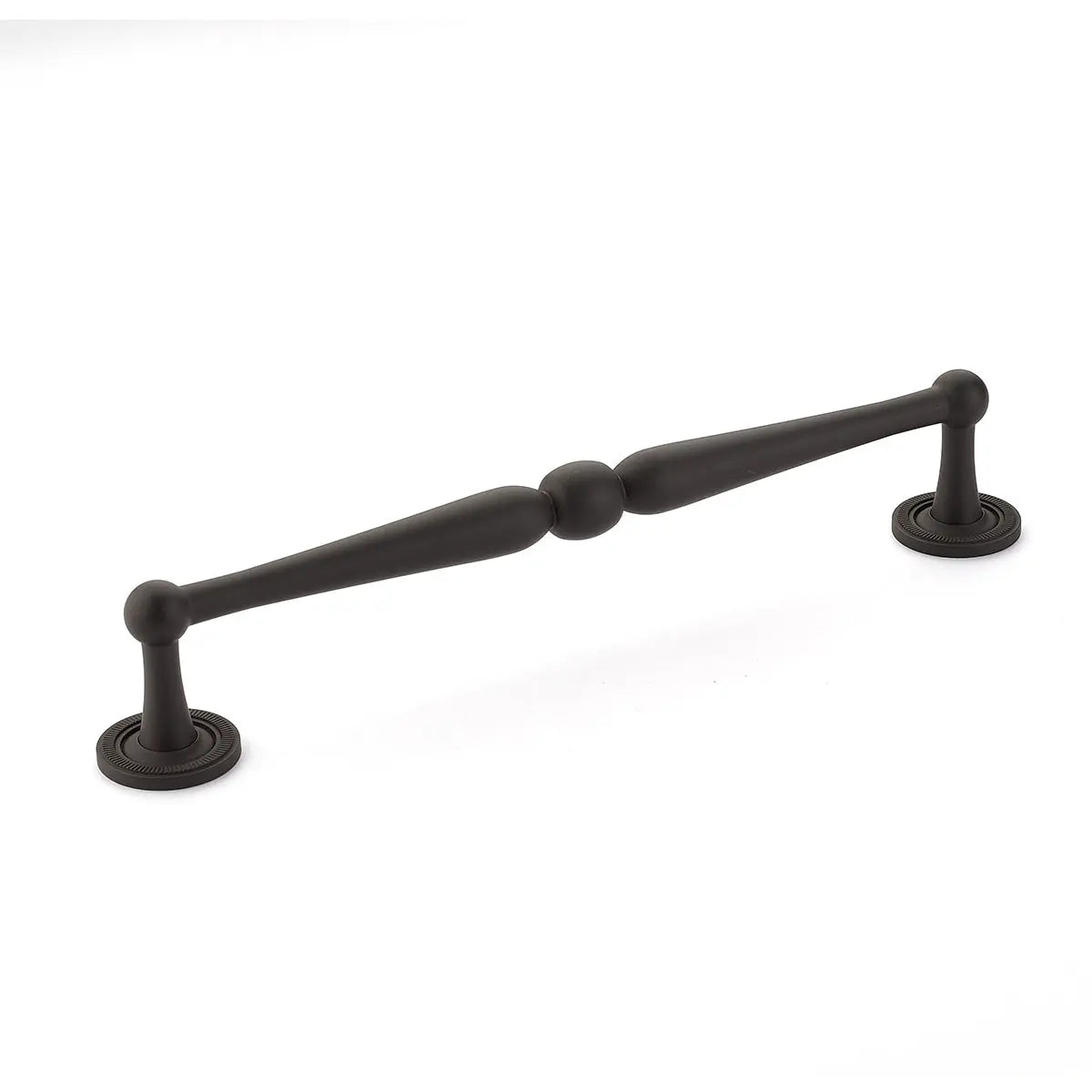 Schaub Atherton, Pull, 8" cc with knurled footplate, Oil Rubbed Bronze Schaub Hentell Schaub
