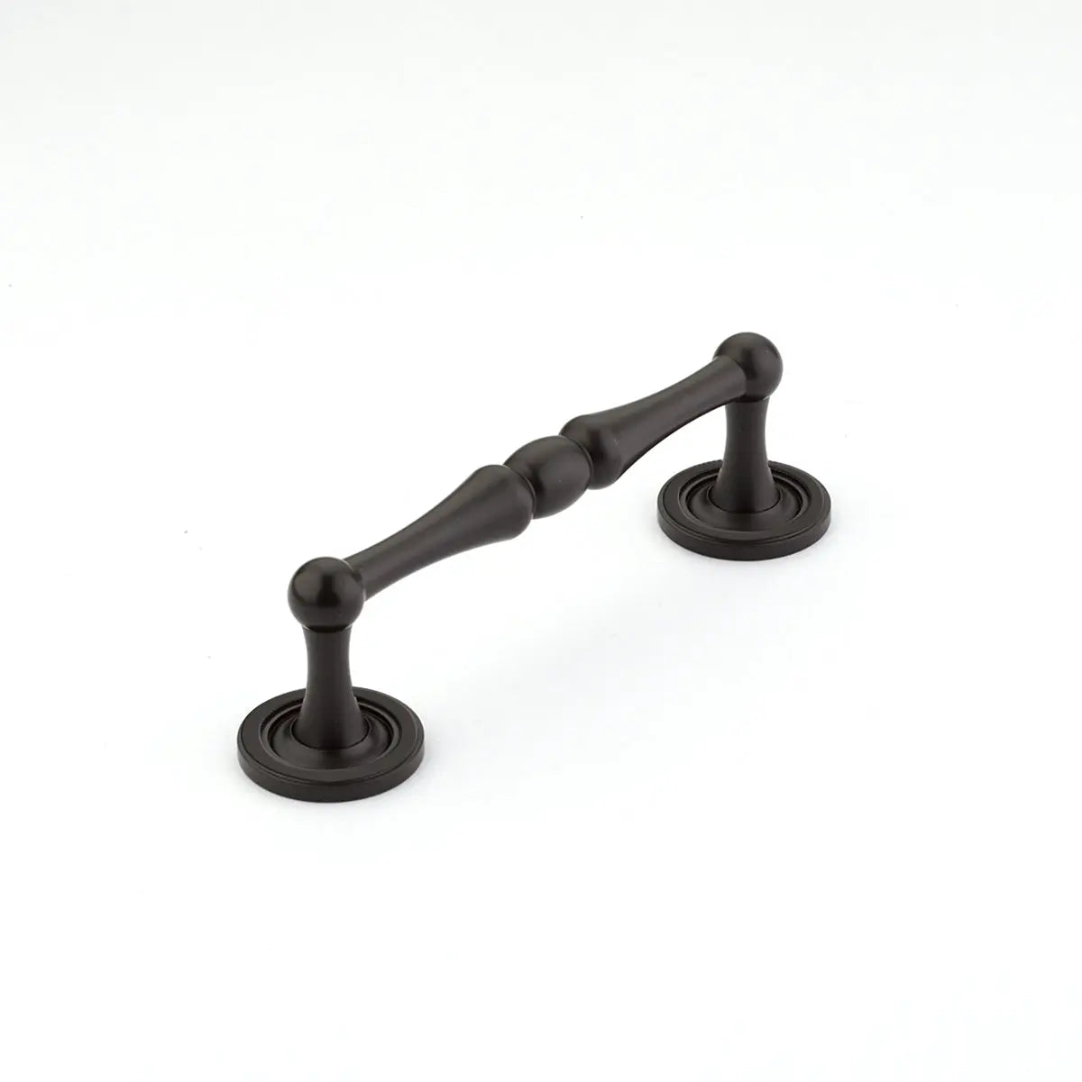 Schaub Atherton, Pull, 4" cc with plain footplate, Oil Rubbed Bronze Schaub Hentell Schaub