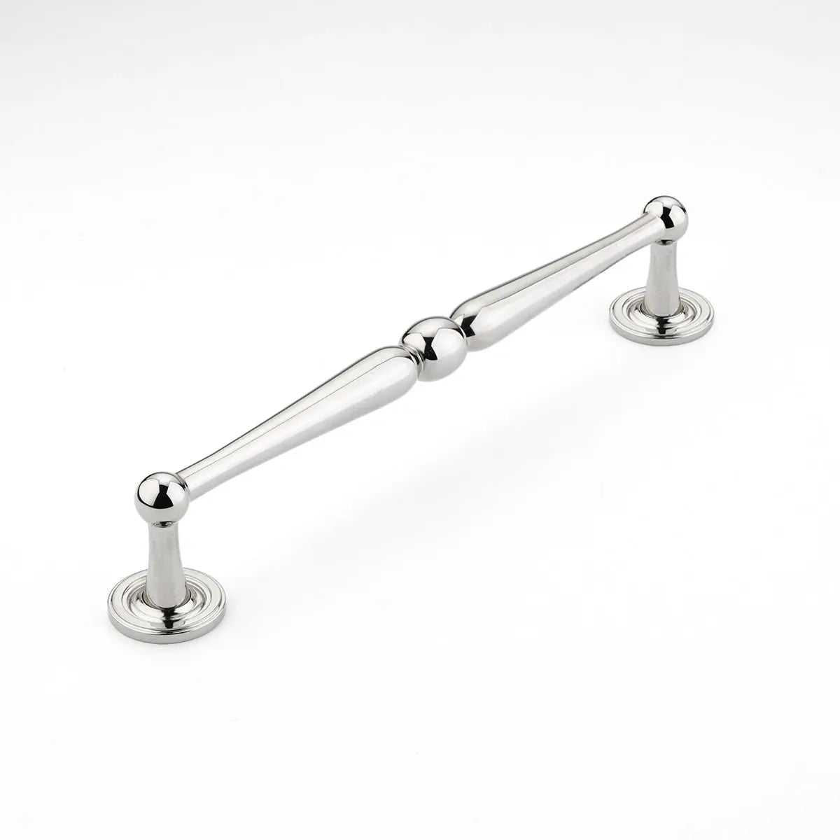 Schaub Atherton, Pull, 8" cc with plain footplate, Polished Chrome Schaub Hentell Schaub