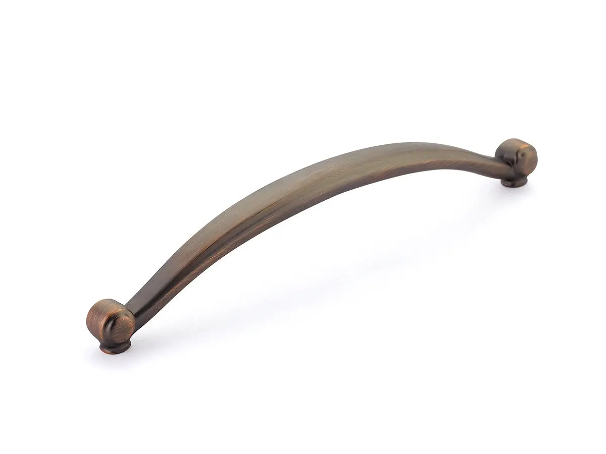 Schaub Cabriole, Pull, 8" cc, Empire Bronze Schaub Hentell Schaub