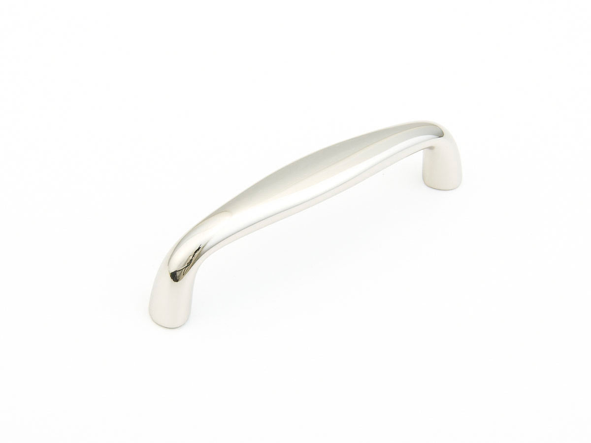 Schaub Traditional, Pull, Polished Nickel, 3" cc Schaub Hentell Schaub