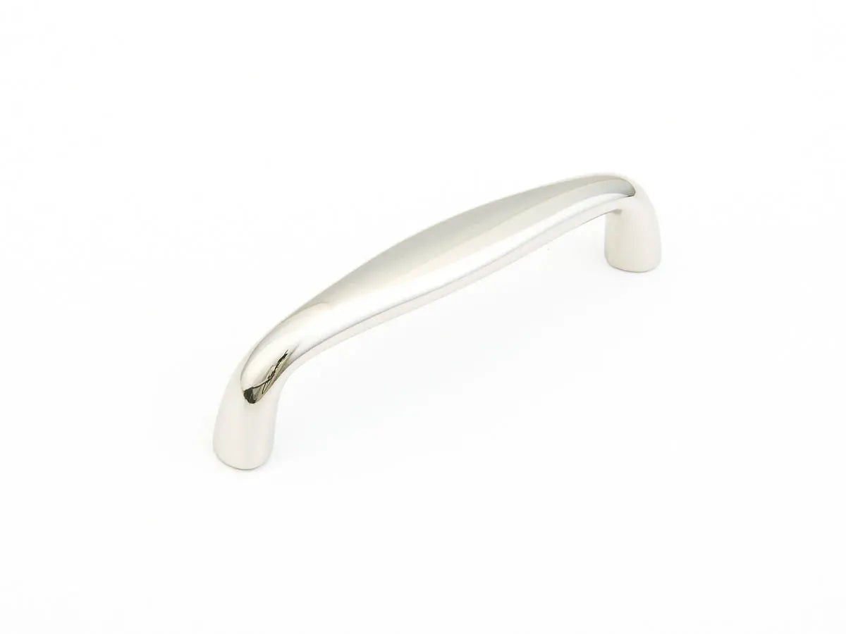 Schaub Traditional, Pull, Polished Nickel, 3" cc Schaub Hentell Schaub