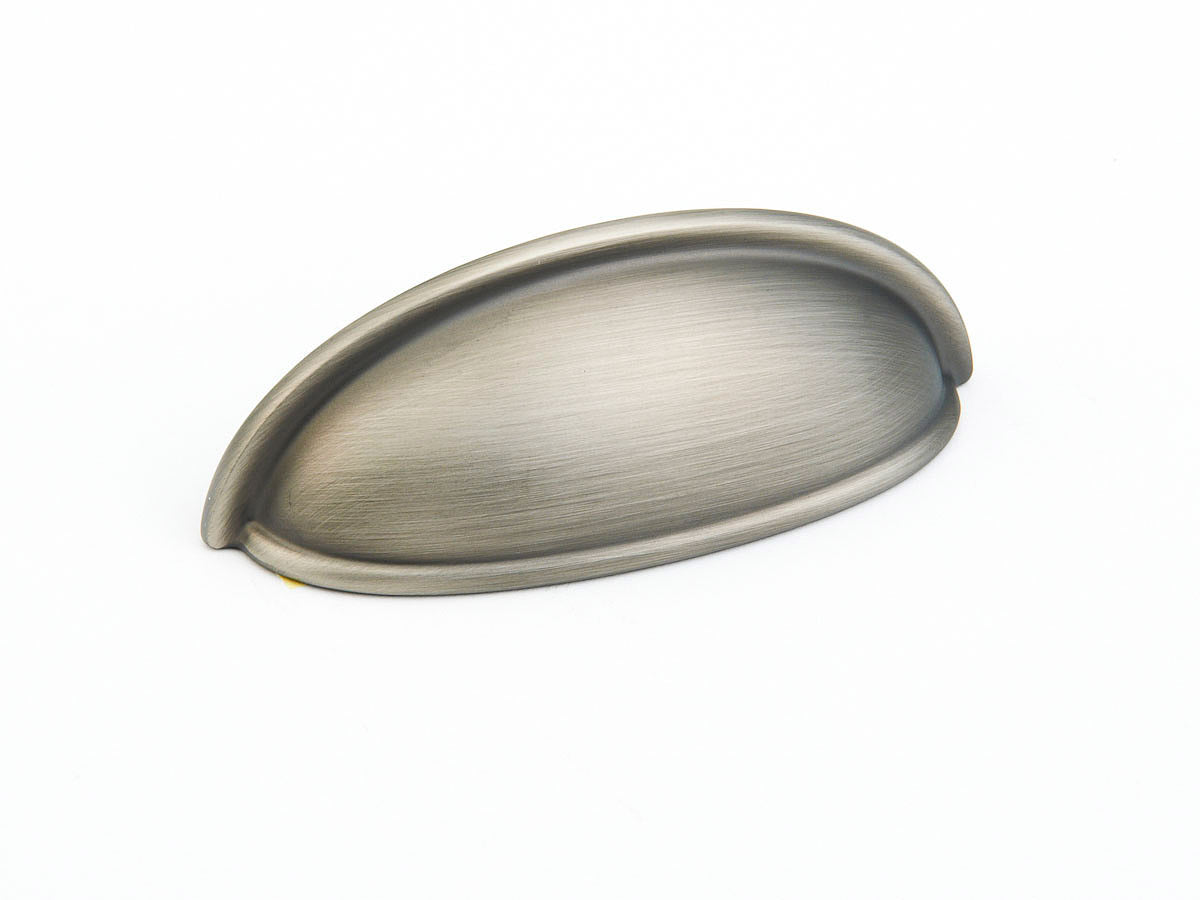 Schaub Traditional, Cup Pull, Antique Nickel, 3" cc