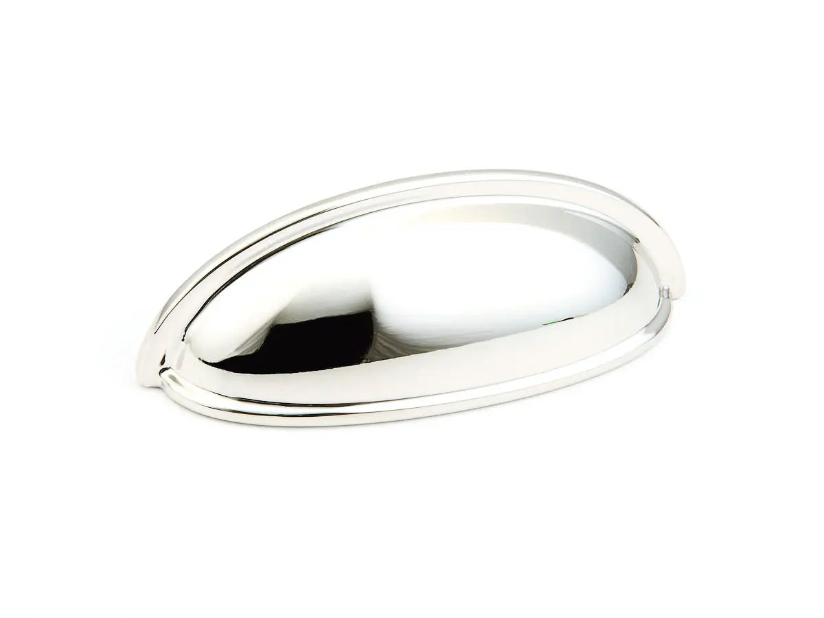 Schaub Traditional, Cup Pull, Polished Nickel, 3" cc Schaub Hentell Schaub