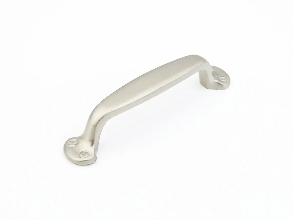 Schaub Country, Pull, Satin Nickel, 4" cc Schaub Hentell Schaub