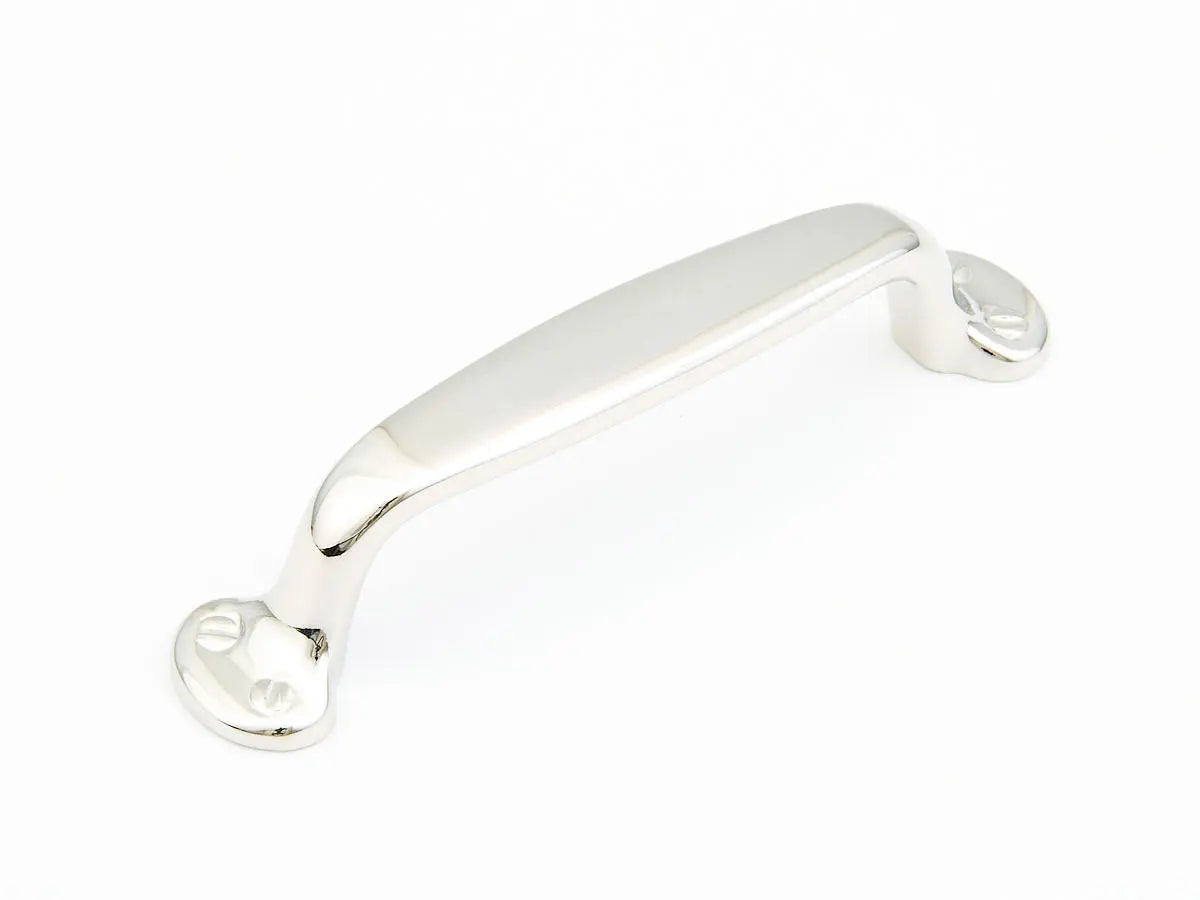 Schaub Country, Pull, Polished Nickel, 4" cc Schaub Hentell Schaub